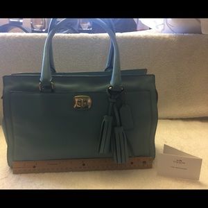 Sky blue Coach bag